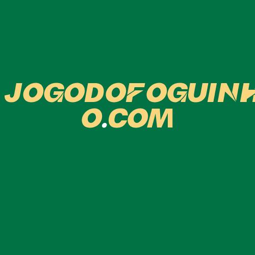 Logo da JOGODOFOGUINHO